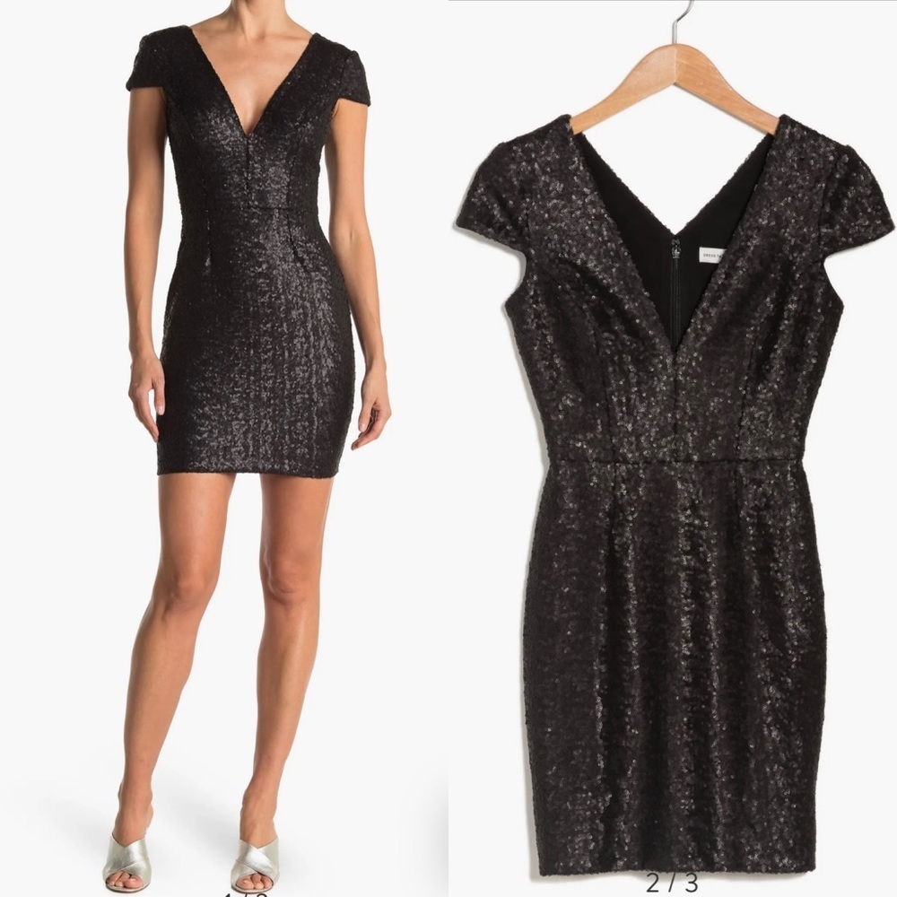 Dress the Population Zoe Sequin Mini‎ Dress